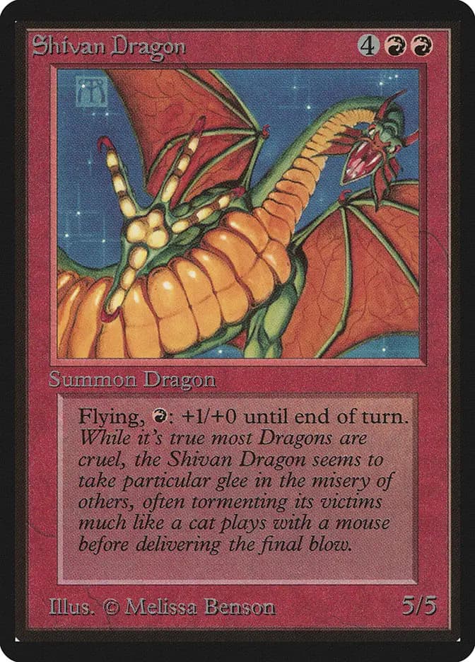Card image of Shivan Dragon