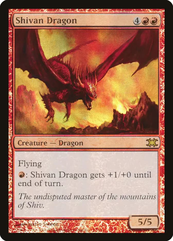 Card image of Shivan Dragon