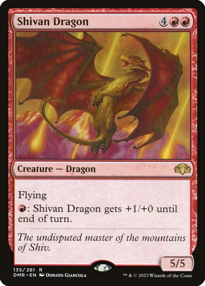 Card image of Shivan Dragon