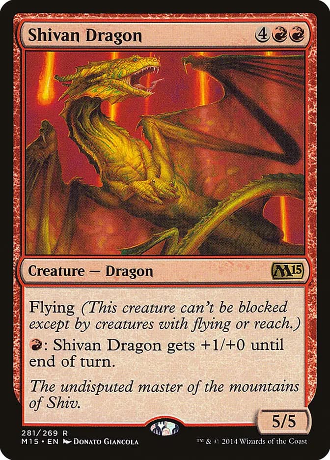Card image of Shivan Dragon