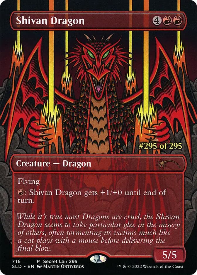 Card image of Shivan Dragon