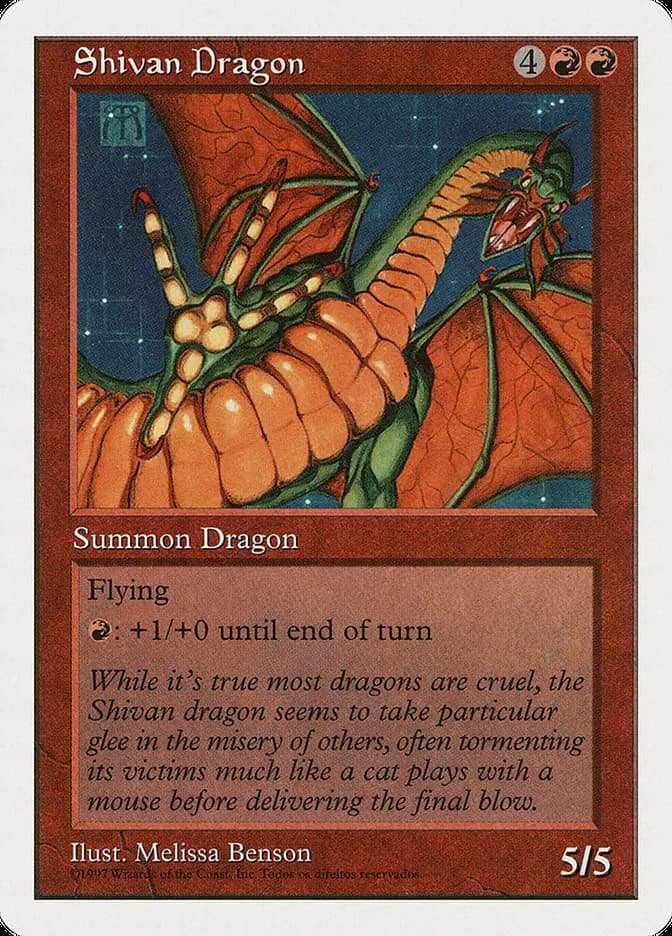 Card image of Shivan Dragon