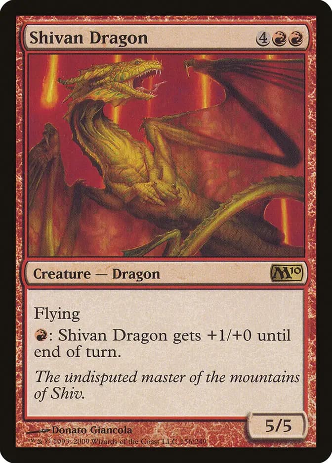 Card image of Shivan Dragon