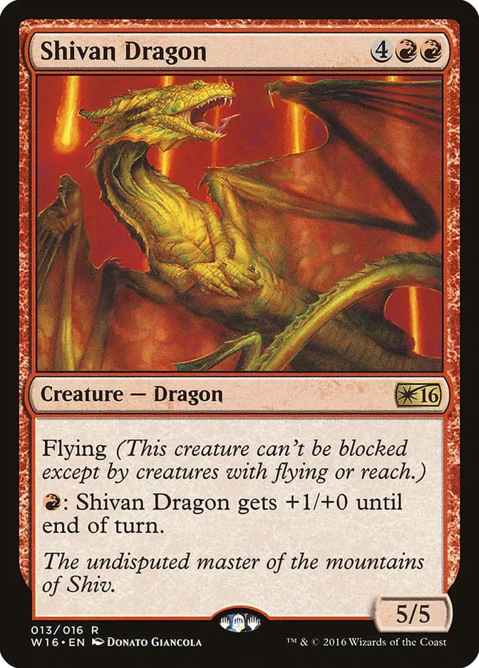 Card image of Shivan Dragon