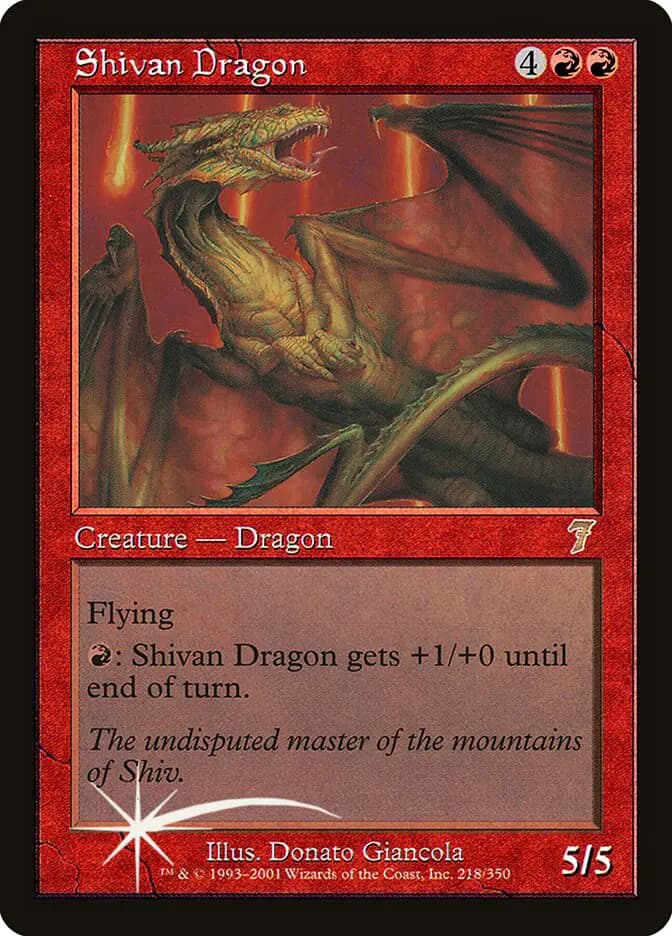 Card image of Shivan Dragon