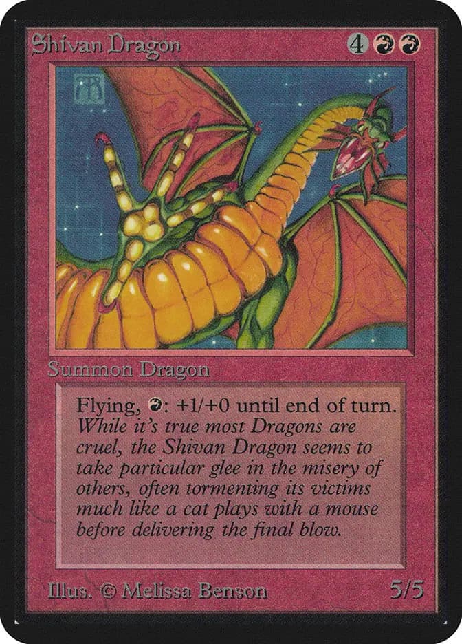 Card image of Shivan Dragon