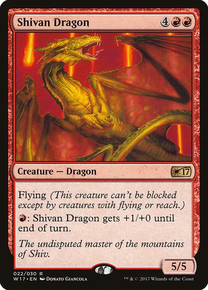 Card image of Shivan Dragon