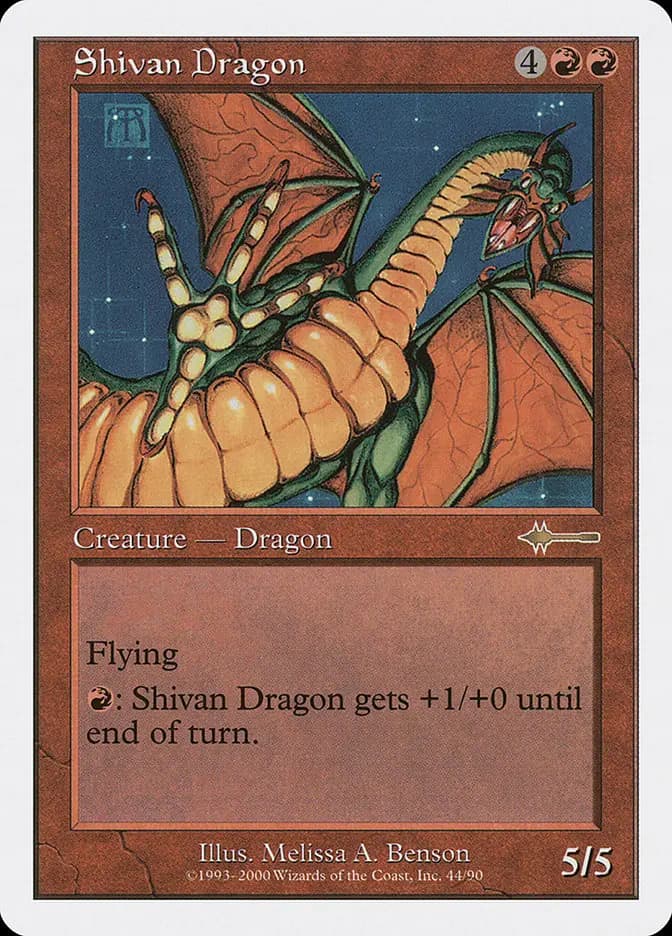 Card image of Shivan Dragon