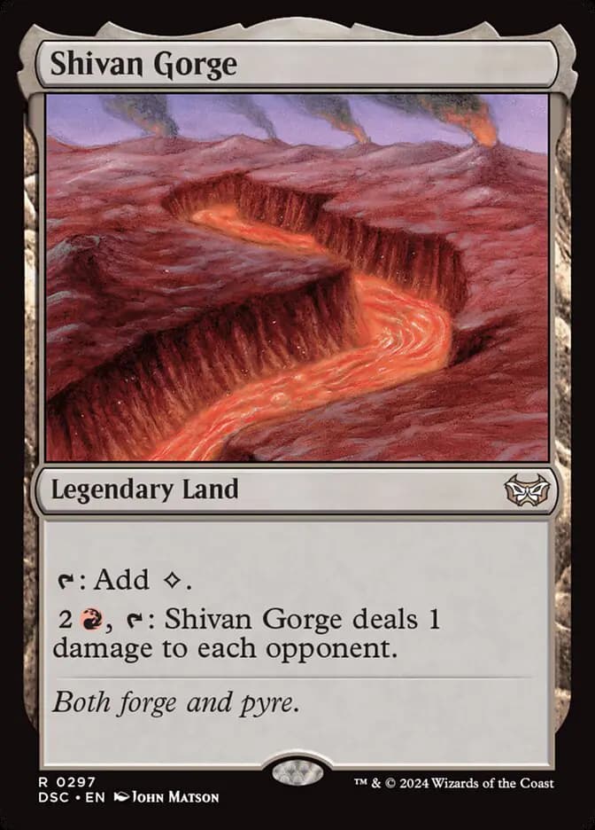 Card image of Shivan Gorge