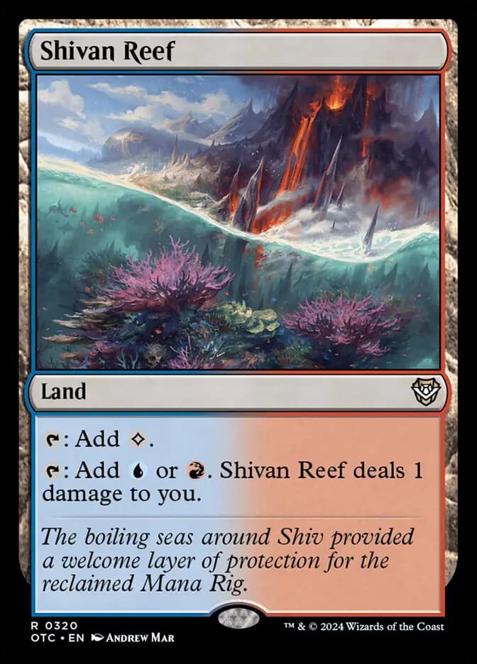 Card image of Shivan Reef