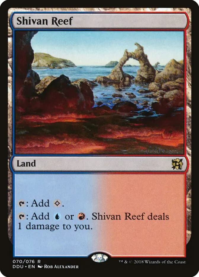 Card image of Shivan Reef