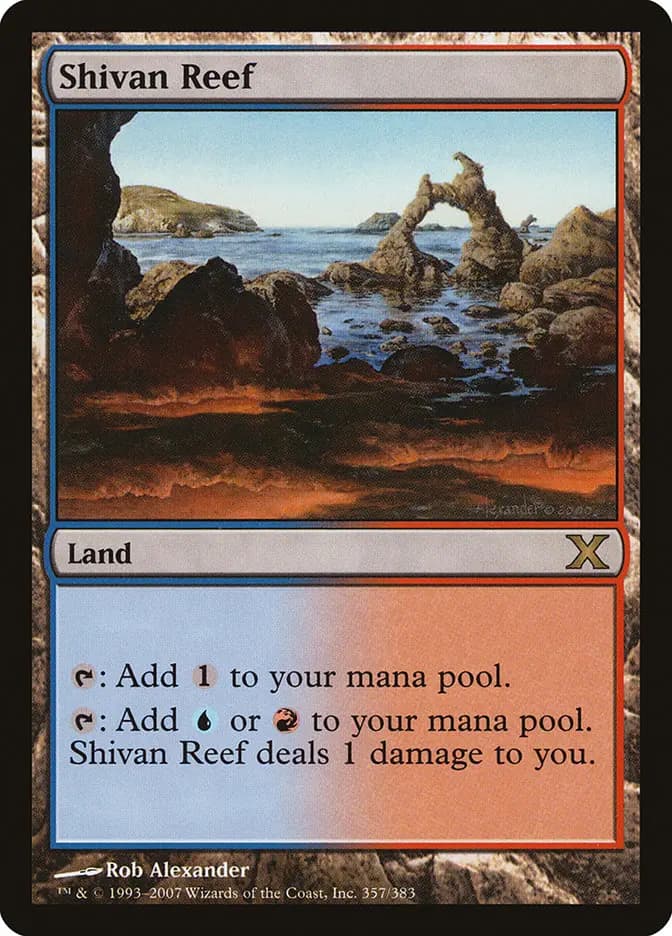 Card image of Shivan Reef