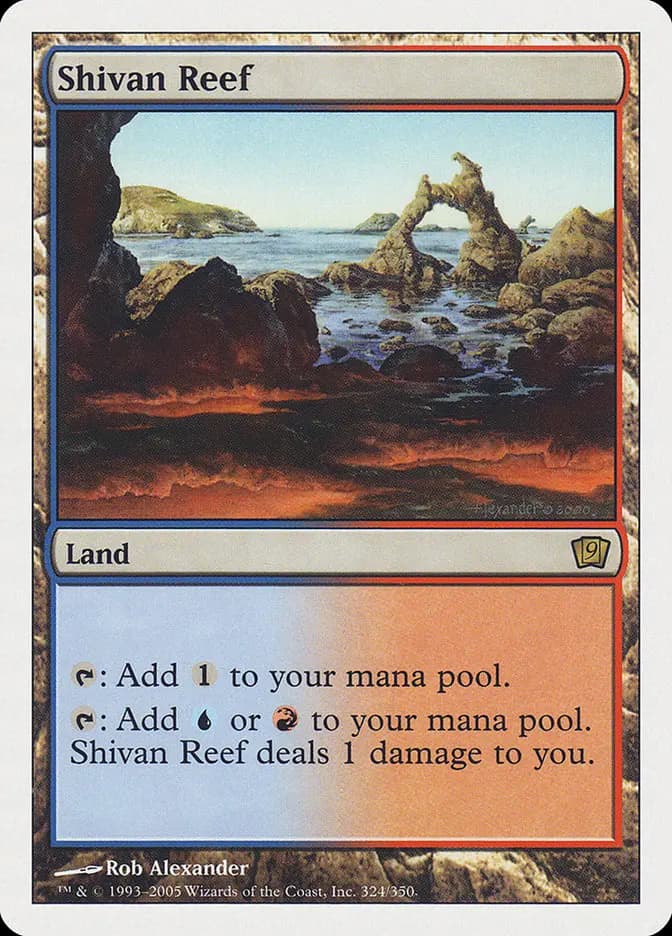 Card image of Shivan Reef