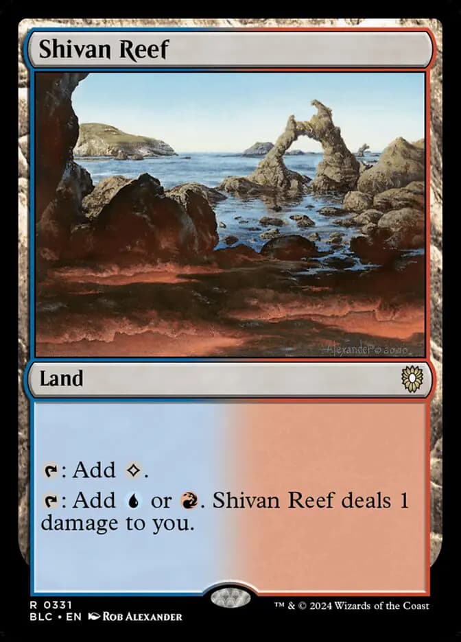 Card image of Shivan Reef