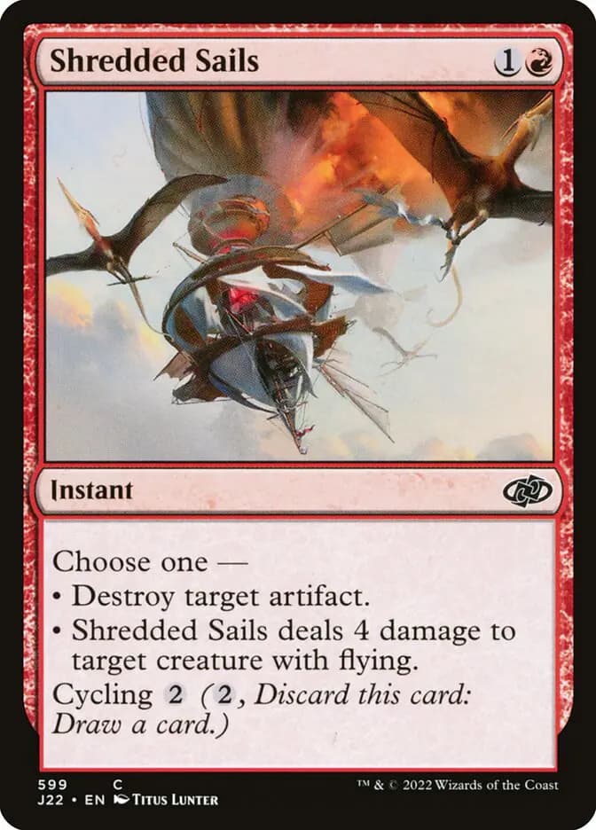 Card image of Shredded Sails