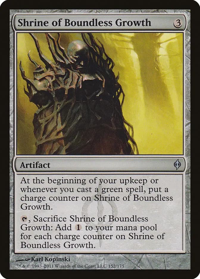 Card image of Shrine of Boundless Growth