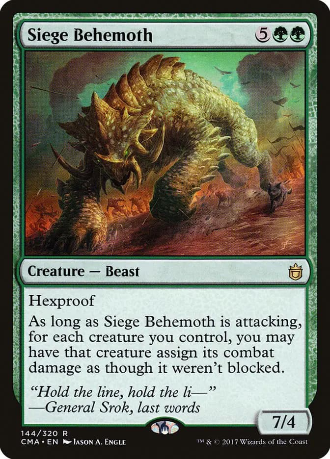 Card image of Siege Behemoth