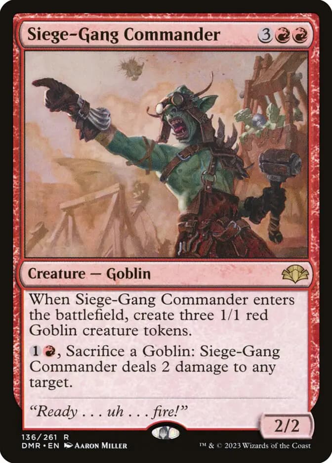 Card image of Siege-Gang Commander