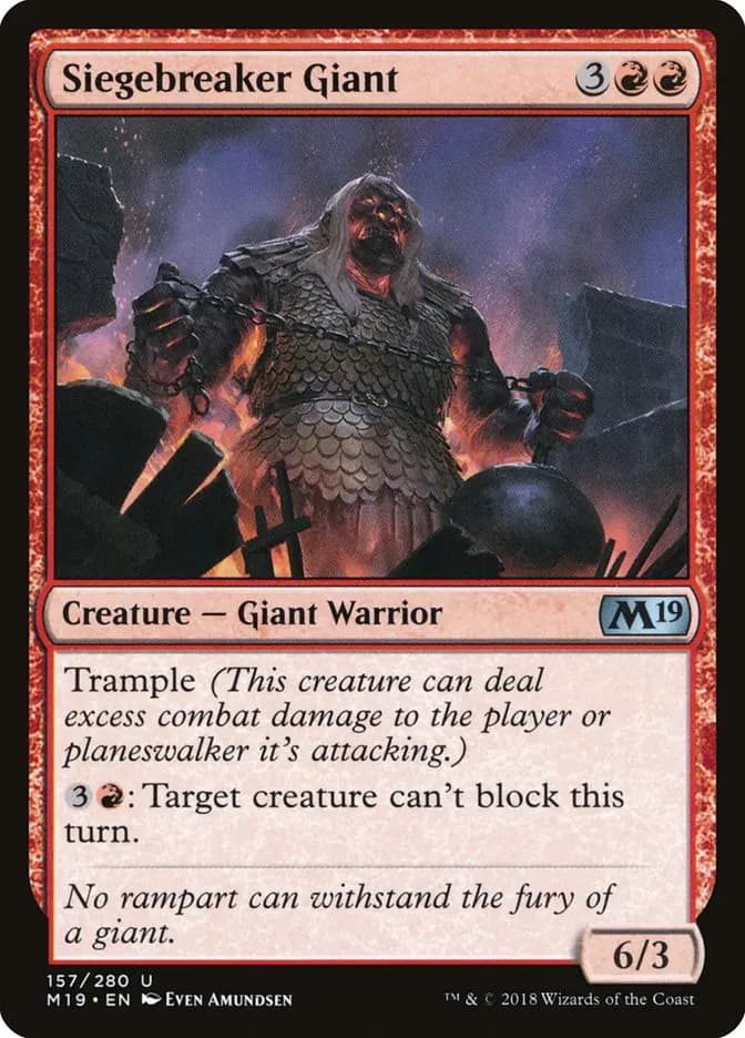 Card image of Siegebreaker Giant