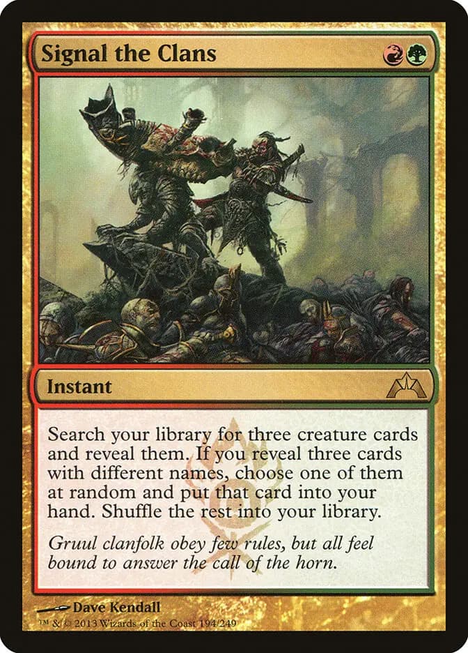 Card image of Signal the Clans