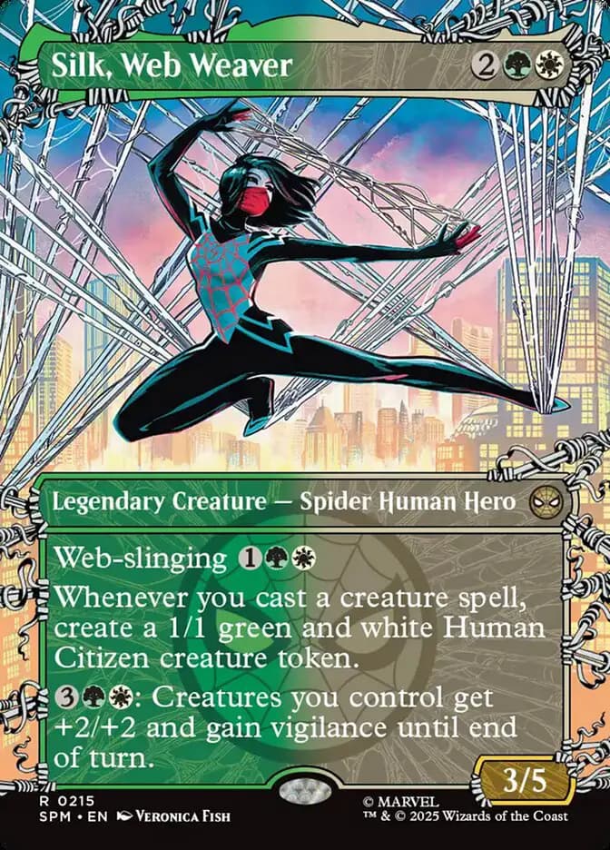 Card image of Silk, Web Weaver