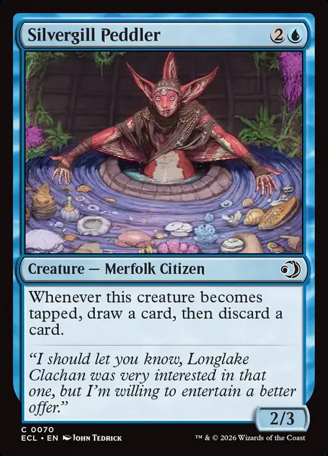 Card image of Silvergill Peddler