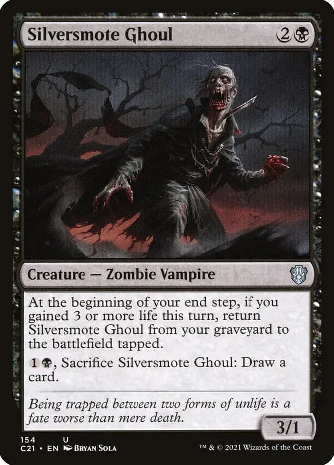 Card image of Silversmote Ghoul