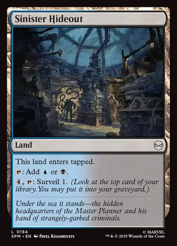 Card image of Sinister Hideout