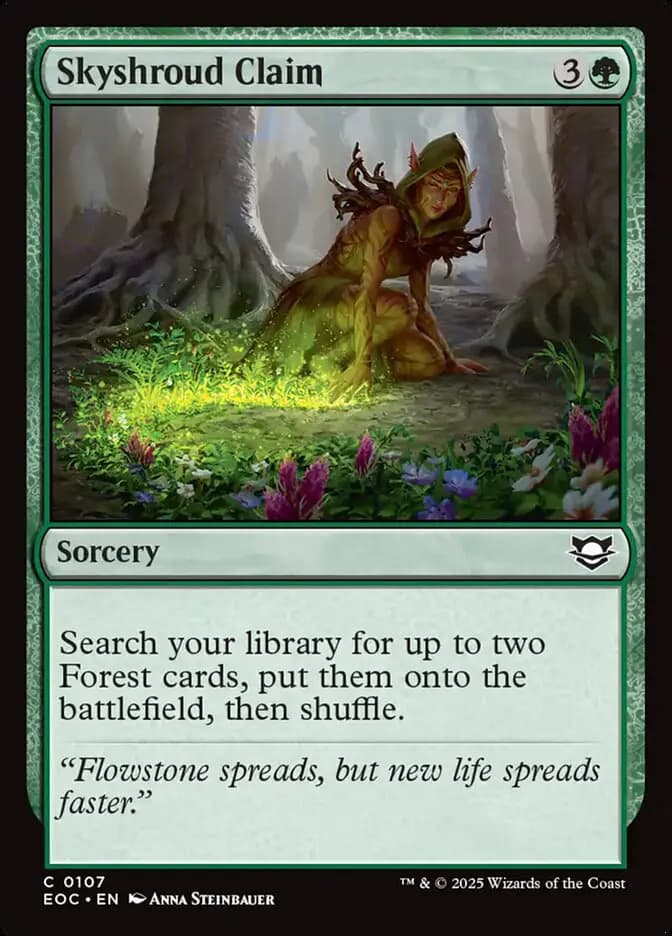 Card image of Skyshroud Claim