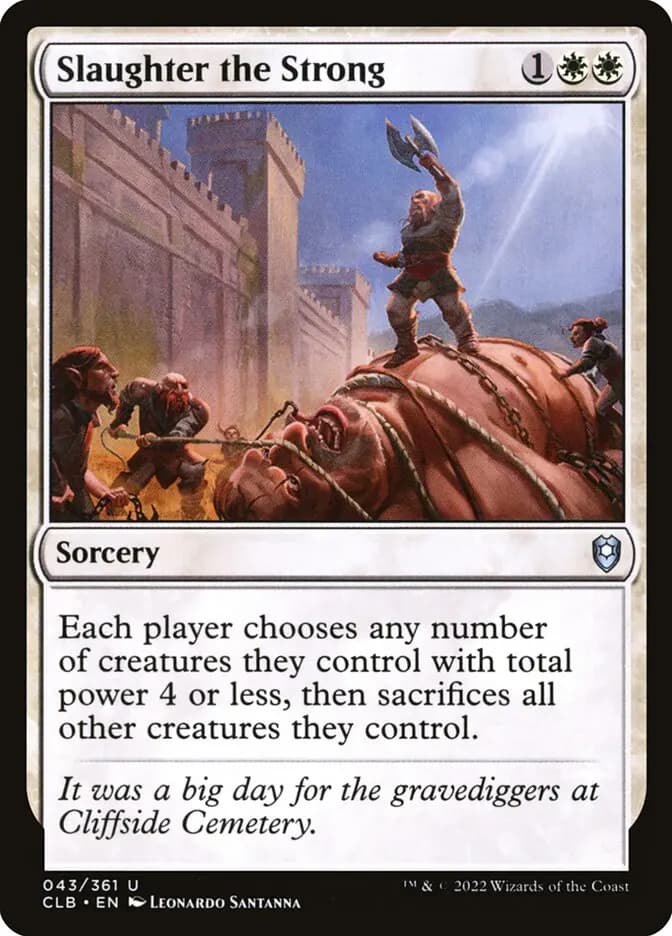 Card image of Slaughter the Strong