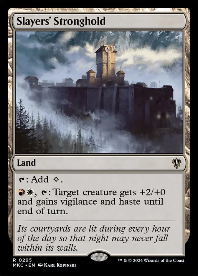 Card image of Slayers' Stronghold
