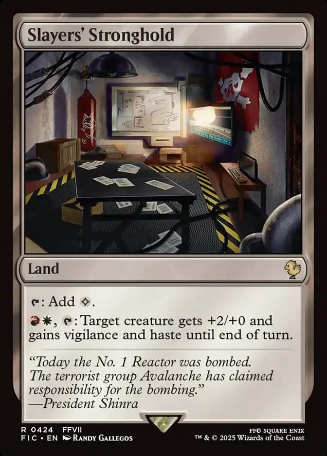 Card image of Slayers' Stronghold