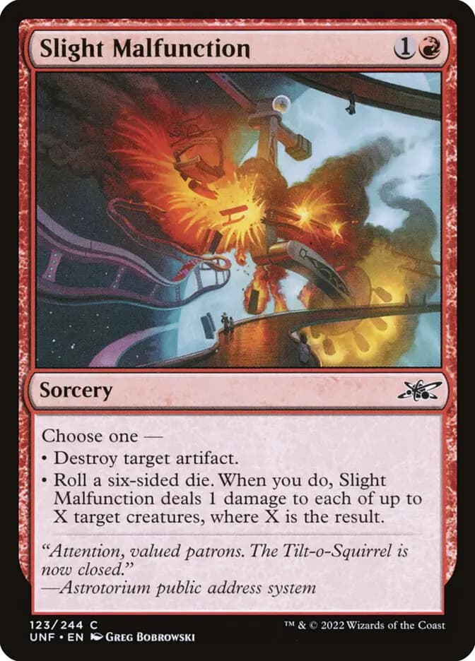 Card image of Slight Malfunction