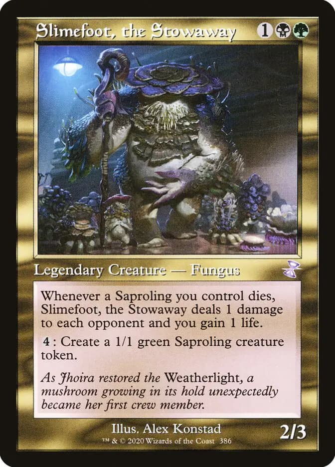 Card image of Slimefoot, the Stowaway