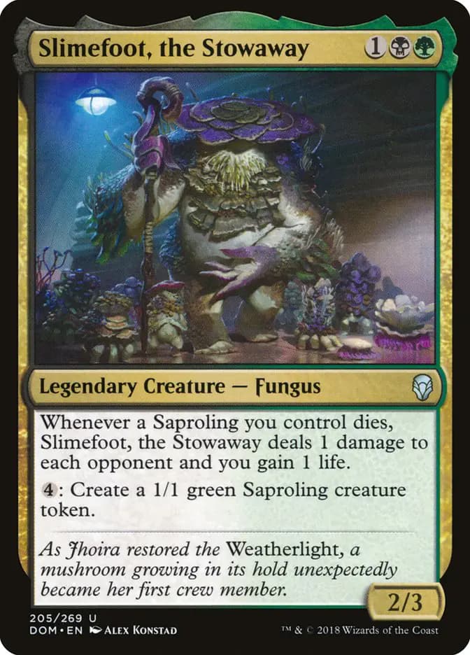 Card image of Slimefoot, the Stowaway