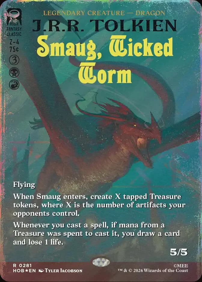 Card image of Smaug, Wicked Worm