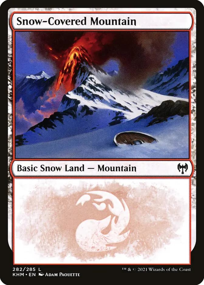 Card image of Snow-Covered Mountain