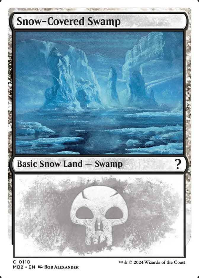 Card image of Snow-Covered Swamp