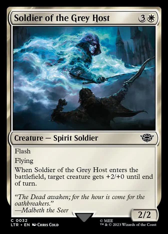 Card image of Soldier of the Grey Host