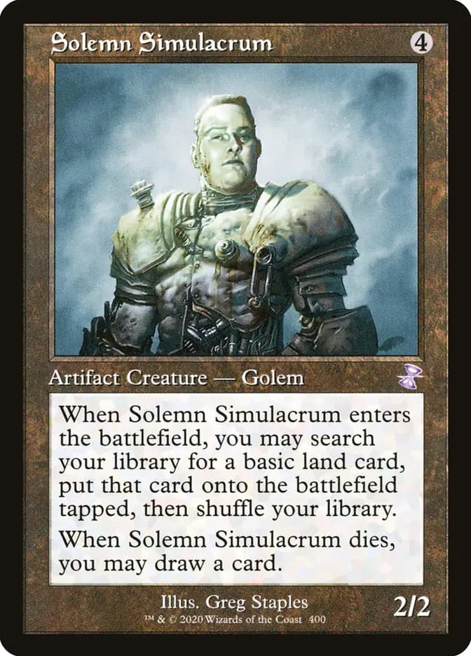 Card image of Solemn Simulacrum