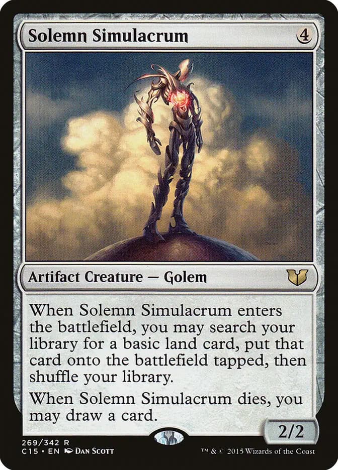 Card image of Solemn Simulacrum