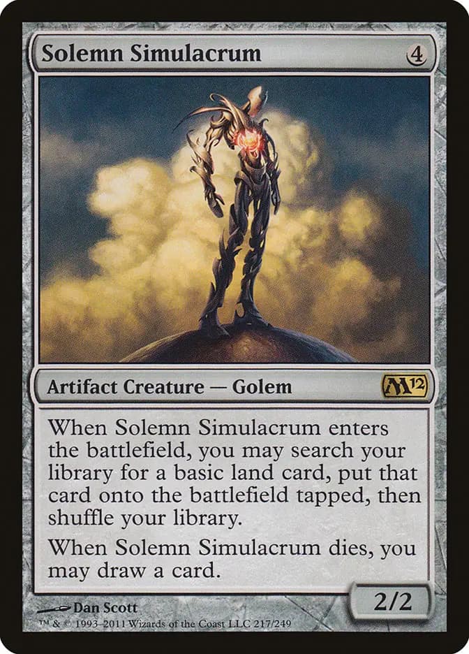 Card image of Solemn Simulacrum