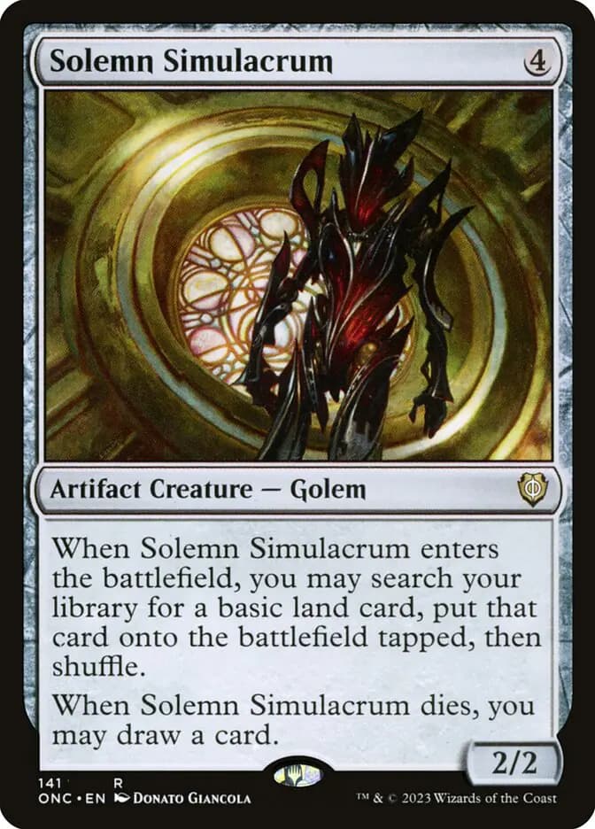 Card image of Solemn Simulacrum