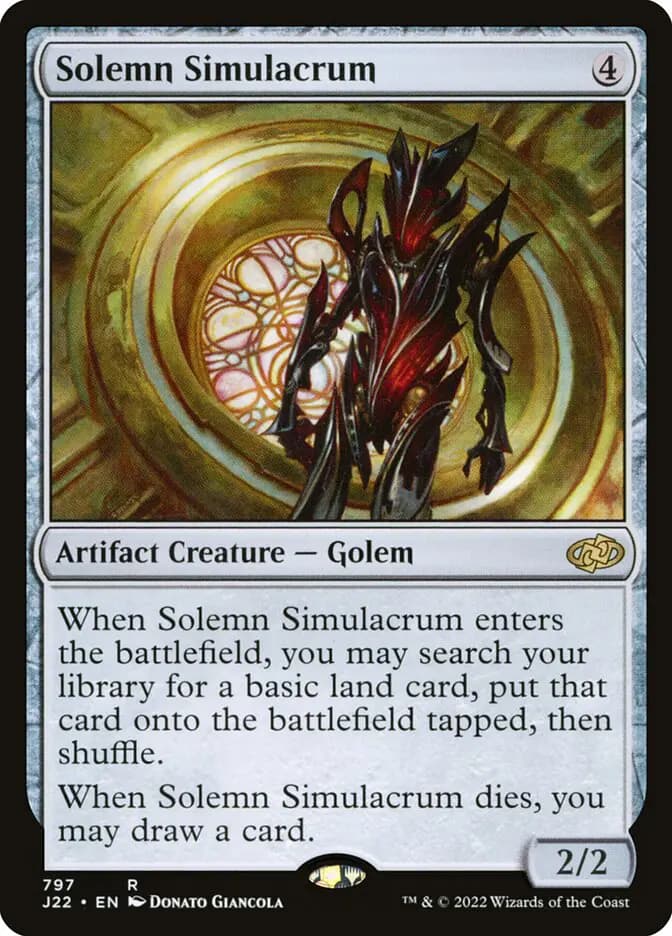 Card image of Solemn Simulacrum