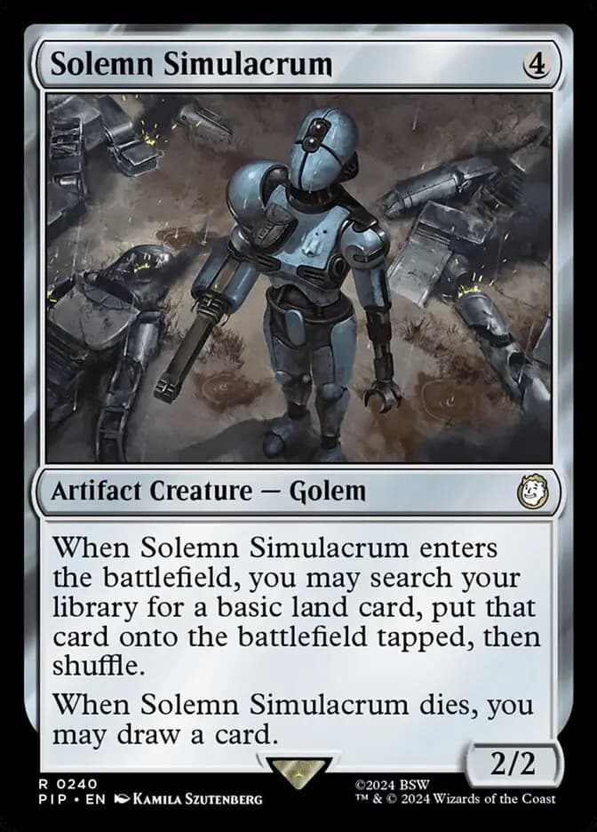 Card image of Solemn Simulacrum