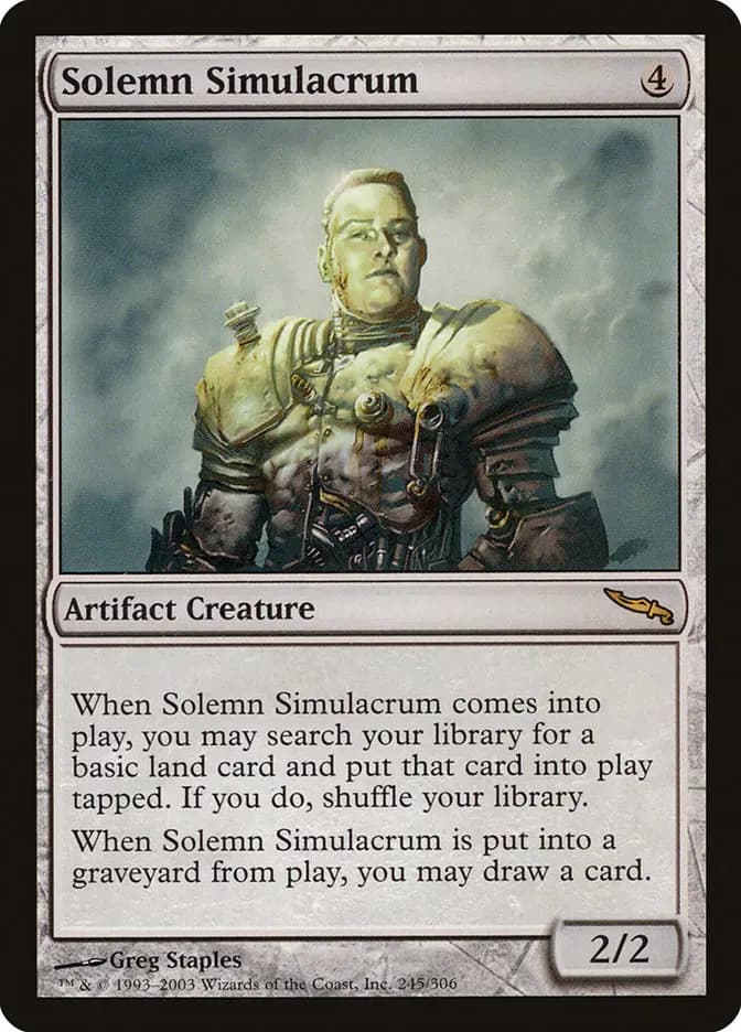Card image of Solemn Simulacrum