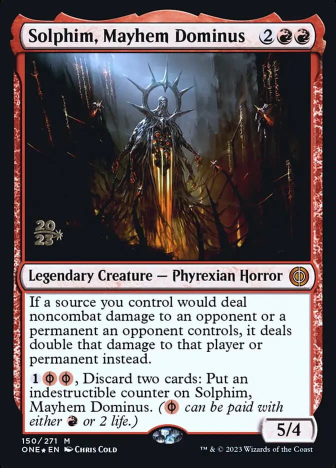 Card image of Solphim, Mayhem Dominus