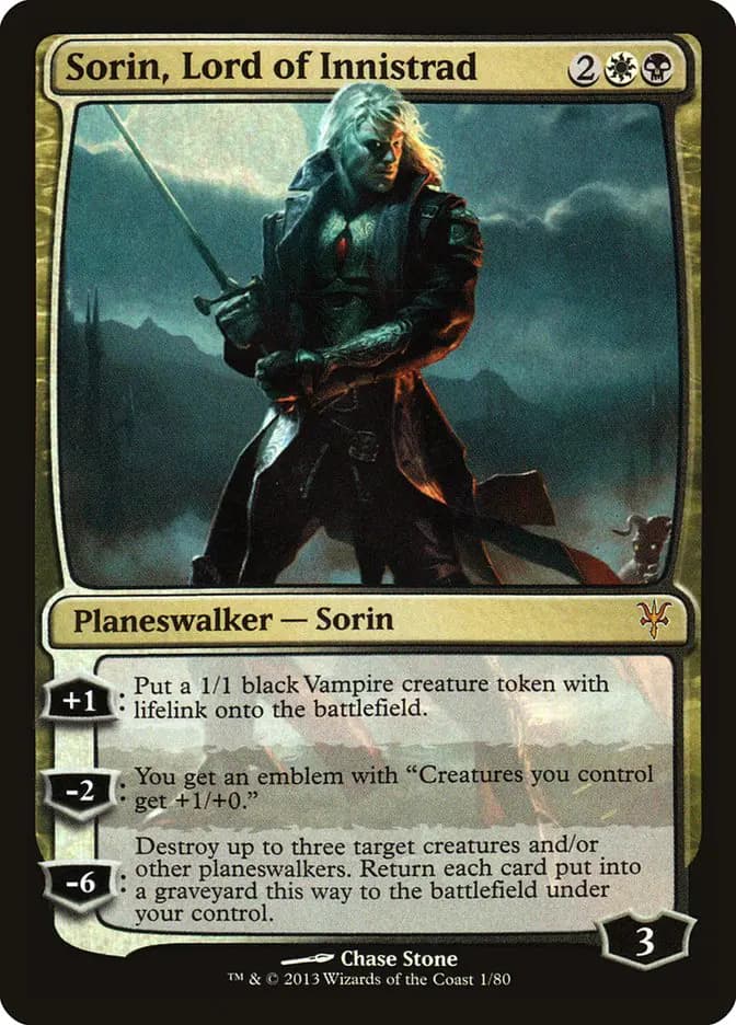 Card image of Sorin, Lord of Innistrad