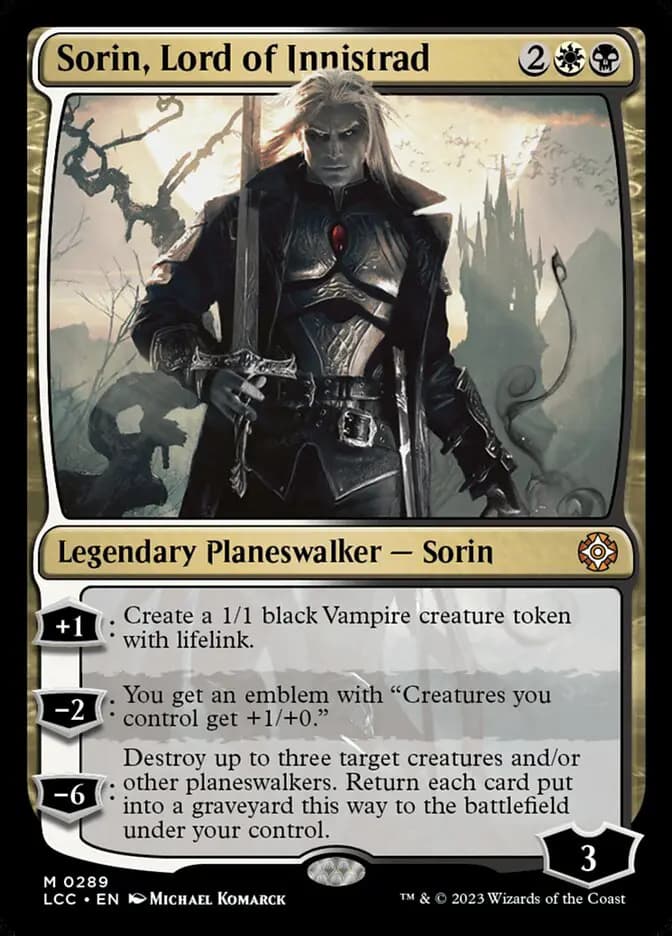 Card image of Sorin, Lord of Innistrad