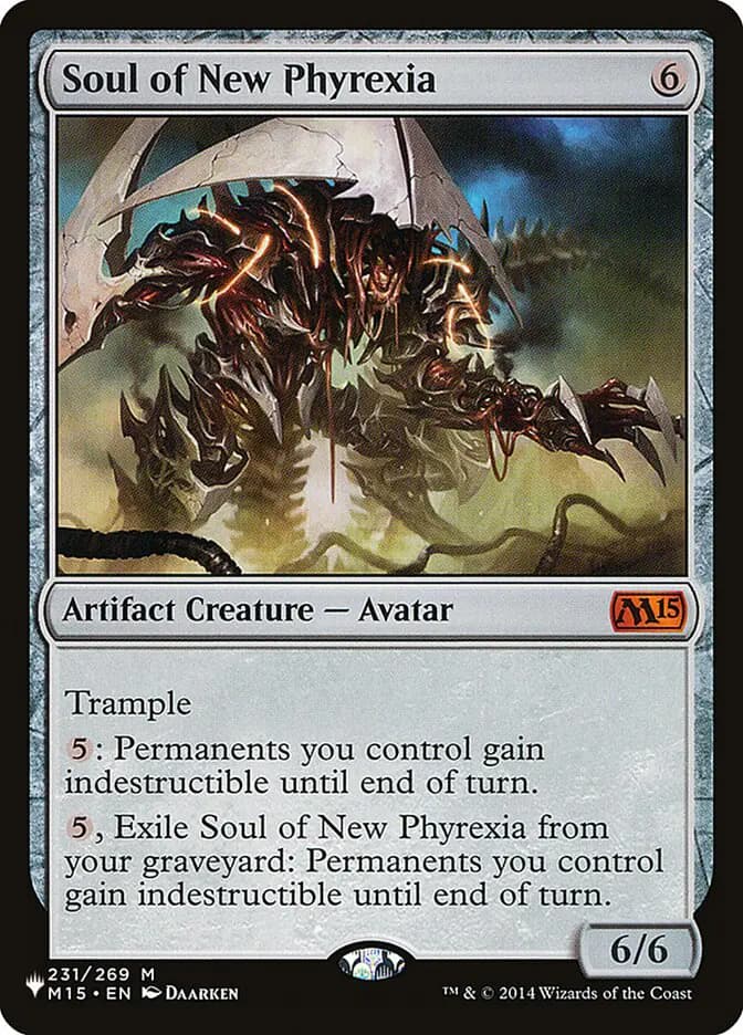 Card image of Soul of New Phyrexia